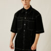 DENIM SHIRT BLACK - Image 5